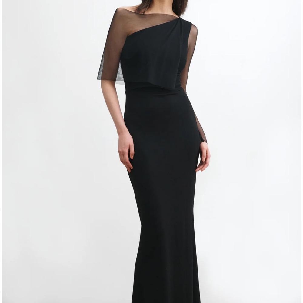 Marcella Valeria Black Dress Gown